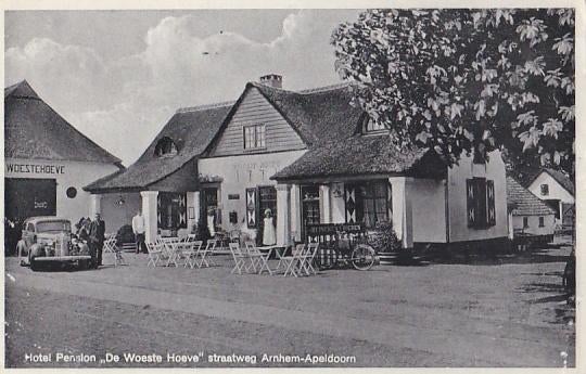 Beekbergen - Hotel Pension De Woeste Hoeve, Ophalen of Verzenden, 1920 tot 1940, Gelopen, Gelderland