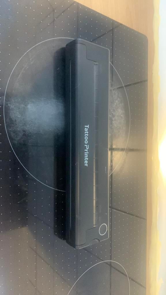 TATTOO STENCIL PRINTER MET PAPIER, Computers en Software, Pocketprinters, Ophalen of Verzenden, Zo goed als nieuw