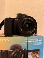 Sony ZV-E10 camera, Ophalen, Zo goed als nieuw, Sony, Geen optische zoom