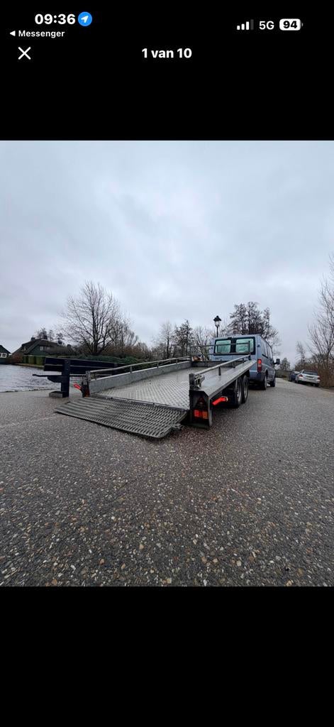 Hapert kantelbare machinetransporter marge, Ophalen of Verzenden, Zo goed als nieuw