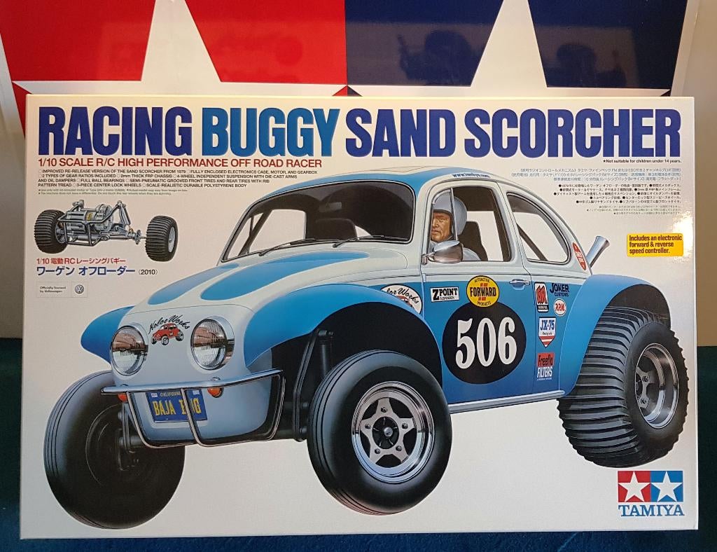 Tamiya Sand Scorcher (2010) #58452 Nieuw in de doos (NIB), Elektro, Verzenden, Auto offroad, Nieuw