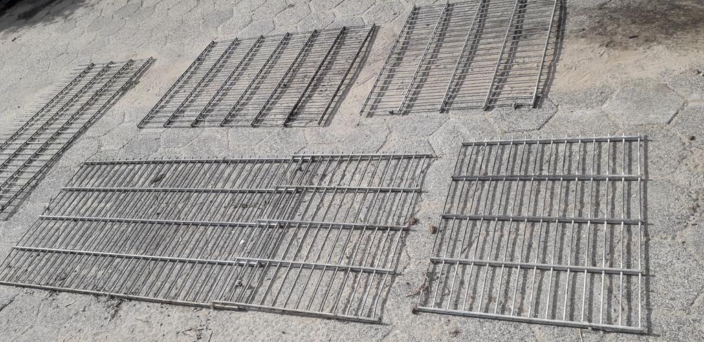 Dubbel staafmatten, Ophalen, Gebruikt, IJzer, Dubbelstaafmat hekwerk