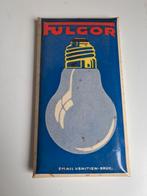 Emaille bord - Fulgor, Antiek en Kunst, Ophalen of Verzenden