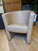 Beige kuipstoel, Ophalen, Zo goed als nieuw, 75 tot 100 cm