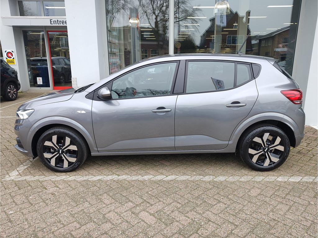 Dacia Sandero 1.0 TCE 90 EXPRESSION AUTOMAAT Camera | Stoelv, Auto's, Dacia, 12 maanden, Stof, Gebruikt, 1073 kg