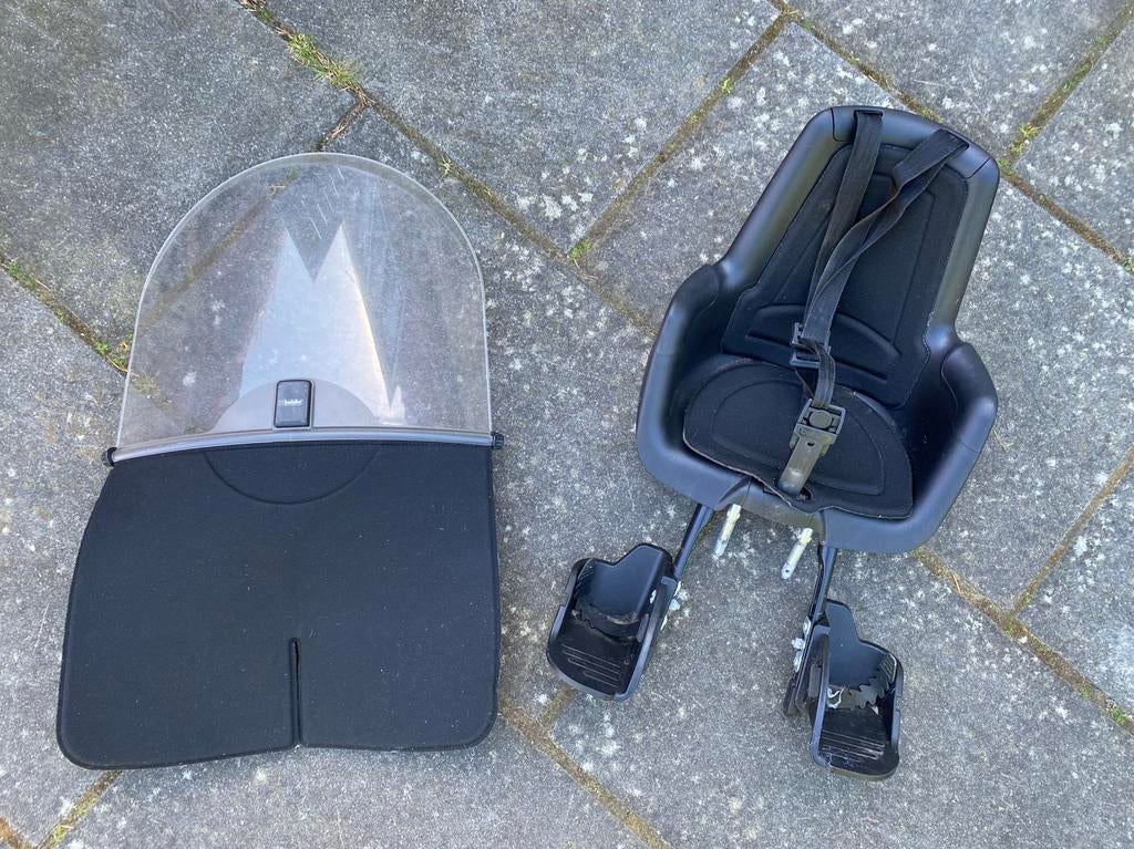 Bobike fietsstoeltje met windscherm, Ophalen of Verzenden, Zo goed als nieuw