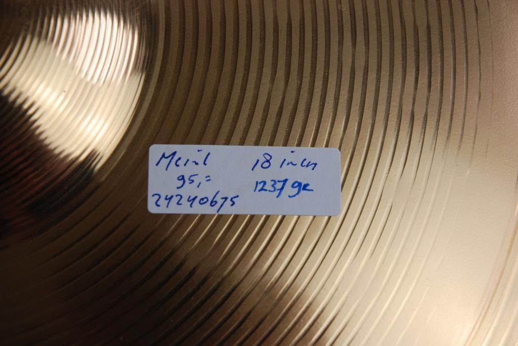 NIEUW!  Meinl MCS china bekken 1237 gram. 18 inch <24240675>, ., Drums of Percussie, Nieuw, Ophalen of Verzenden