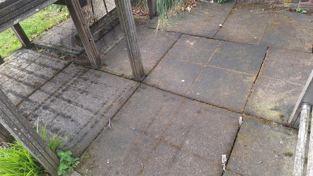 Rubberen tegels 14m2, Ophalen of Verzenden, 110 cm of meer, Minder dan 65 cm