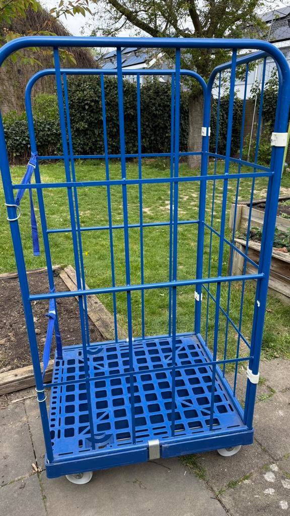 Rolcontainer 3-heks, 100 liter of meer, Ophalen, Zo goed als nieuw, Transportkar