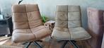 Twee Leenbakker Clayton draaifauteuils - per stuk of samen, Huis en Inrichting, Fauteuils, Ophalen, Gebruikt, 75 tot 100 cm, 75 tot 100 cm
