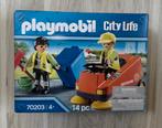 Playmobil City Life 70203 – straatveger, Ophalen of Verzenden, Zo goed als nieuw, Complete set