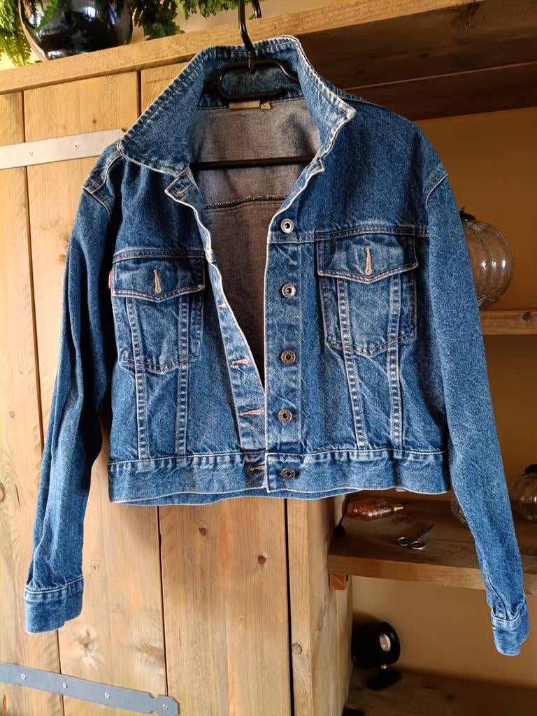 Stoer spijkerjack - Tijdloze denim look, Blauw, Onbekend, Gedragen, Ophalen