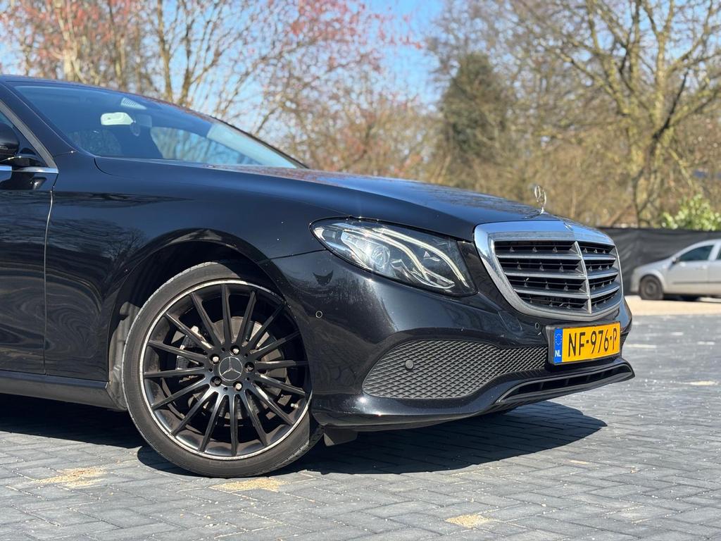 Mercedes-Benz E-Klasse E200 d 150pk 9G-TRONIC 2017 Zwart, Auto's, Mercedes-Benz, Automaat, Achterwielaandrijving, 4 cilinders