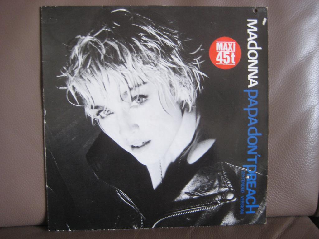 Madonna – Papa Don't Preach (Extended Version), Cd's en Dvd's, Vinyl | Pop, Zo goed als nieuw, 12 inch, Ophalen of Verzenden