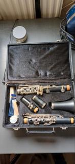 klarinet Bohm systeem zeer compleet, Muziek en Instrumenten, Ophalen of Verzenden, Zo goed als nieuw, Hout
