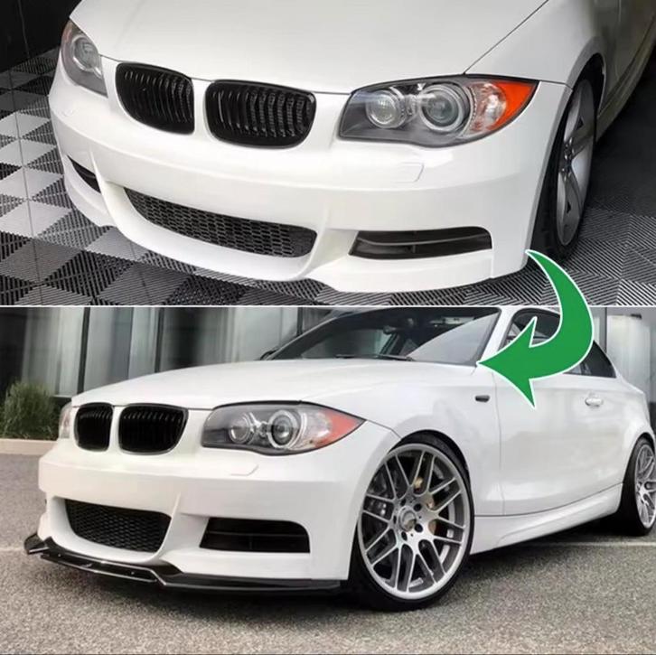 BMW 1 Serie E81 E82 E87 E88 M-Sport Onderlip Spoiler, Auto diversen, Tuning en Styling, Ophalen of Verzenden