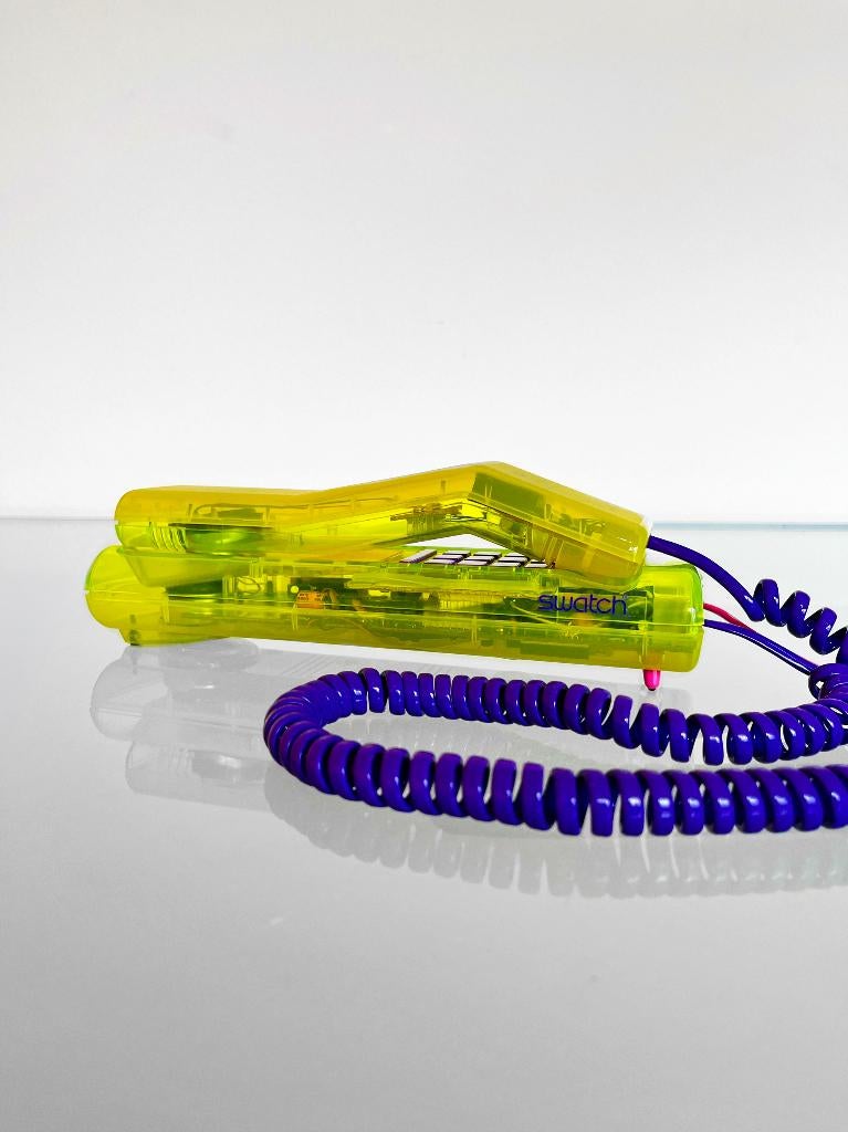 Vintage Swatch transprante Twin Phone, Ophalen of Verzenden