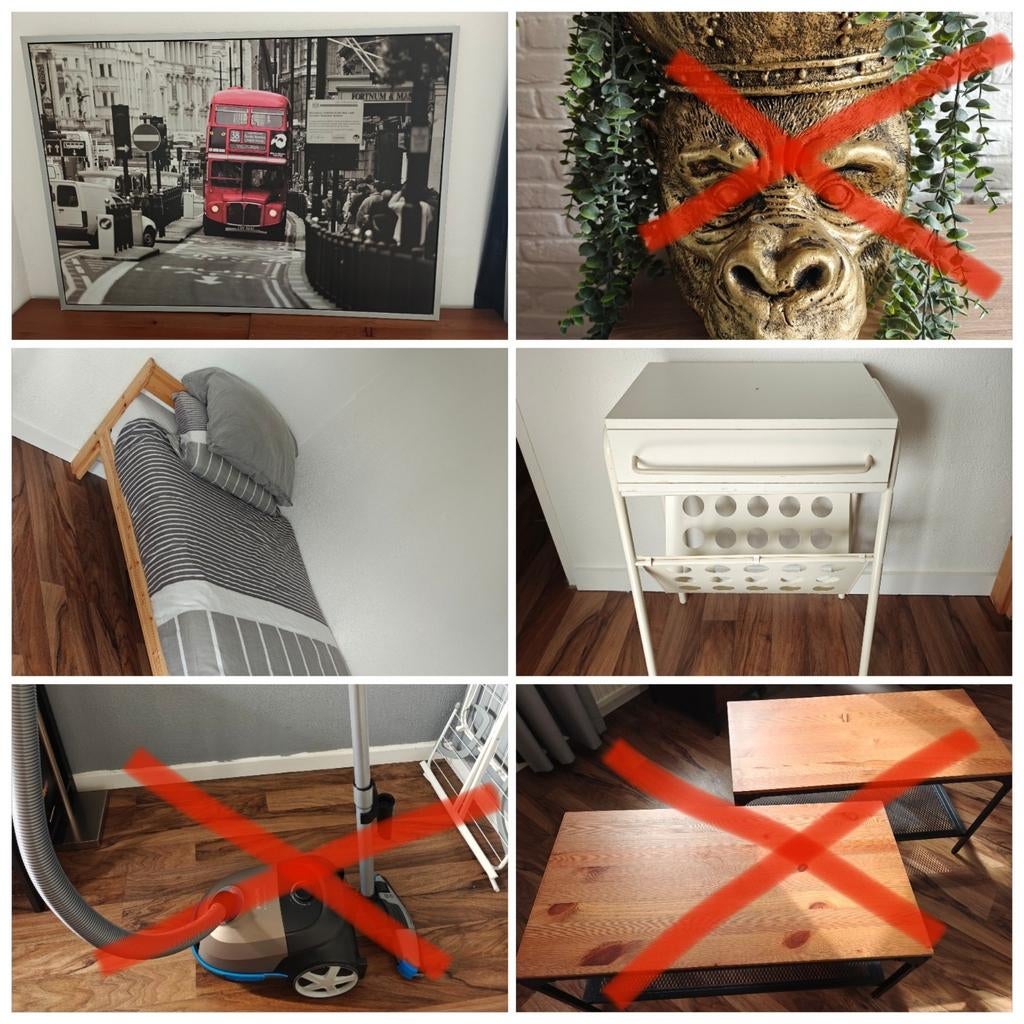 Diverse spullen gratis, Ophalen