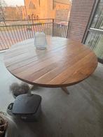 tuintafel, Tuin en Terras, Tuintafels, Ophalen, Zo goed als nieuw, Rond, Hout