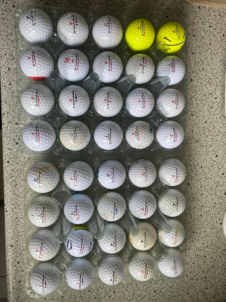 PINNACLE GOLD golf balls - ZO GOED ALS NIEUW!!, Ophalen of Verzenden, Zo goed als nieuw, Bal(len), Overige merken
