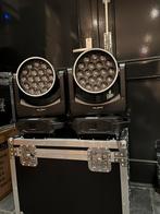 Movingheads wash - set van 2 inclusief case - nieuw, Ophalen of Verzenden, Nieuw, Licht, Geluidgestuurd