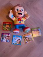 Vtech aapje met boekjes, Ophalen of Verzenden, Gebruikt