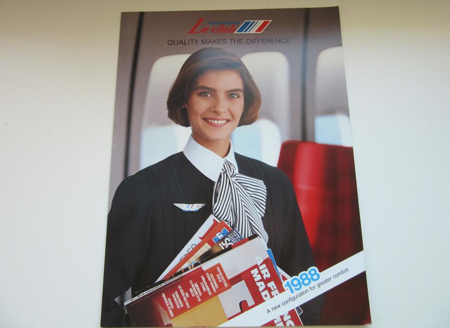 Air France Le club - Quality makes the difference 1988, Verzamelen, Verzenden, Zo goed als nieuw, Overige typen