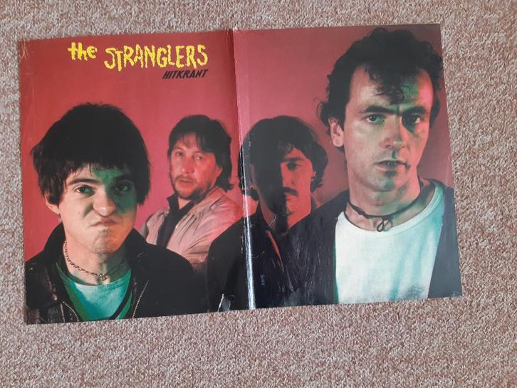 Poster The Stranglers Formaat A3 27x41 cm Hitkrant, Verzamelen, Posters, Gebruikt, Muziek, A1 t/m A3, Rechthoekig Liggend, Ophalen of Verzenden