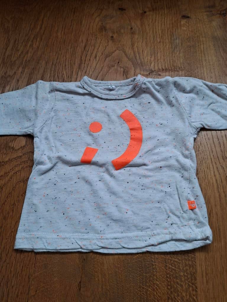 Zeeman shirtje maat 68 met vrolijke smiley, Zeeman, Gebruikt, Jongetje of Meisje, Ophalen of Verzenden