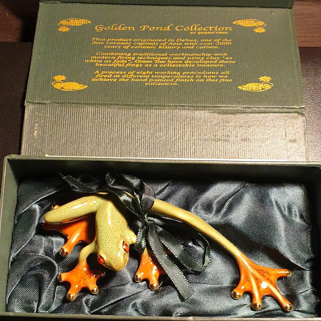 Golden Pond Collection Gekko - Nieuw in Doos, Ophalen of Verzenden, Nieuw, Reptiel of Amfibie, Beeldje of Figuurtje