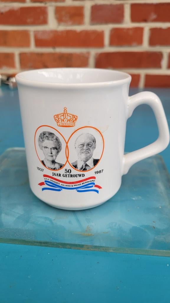Jubileummok Juliana & Bernhard 50 jaar getrouwd, Ophalen of Verzenden