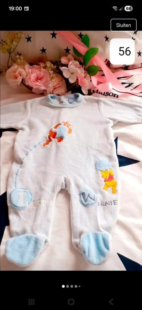 18 boxpakjes maat 50, 56 en 62/68, Kinderen en Baby's, Babykleding | Maat 56, Ophalen, Zo goed als nieuw, Pakje