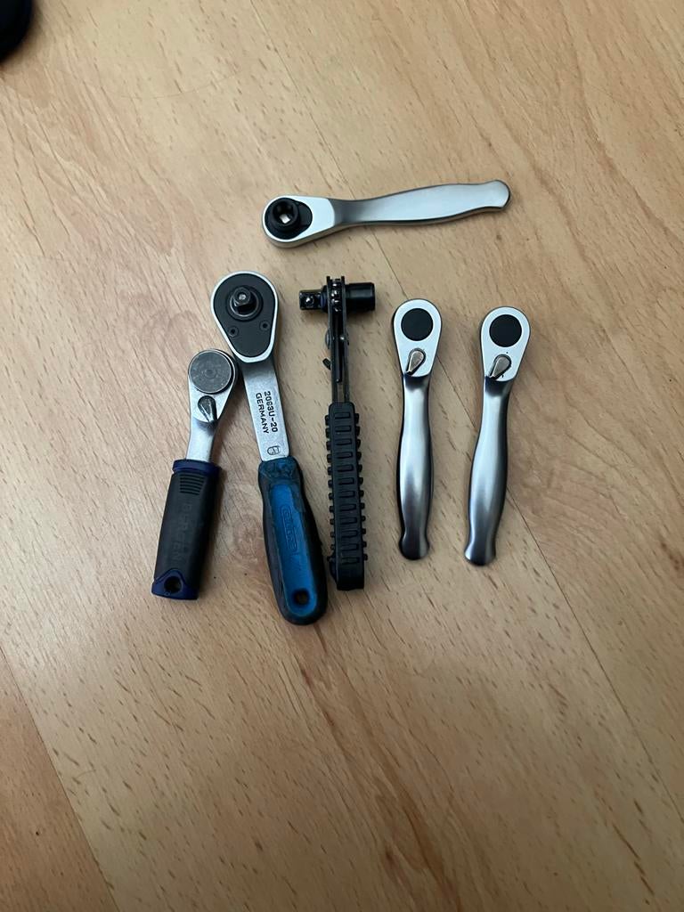 Set van 5 ratels, Ophalen of Verzenden, Gebruikt