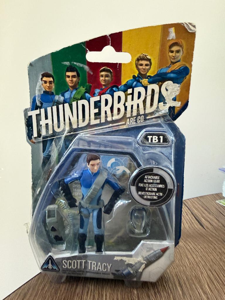 Thunderbirds actiefiguur: Scott Tracey, Verzamelen, Speelgoed, Ophalen of Verzenden, Nieuw