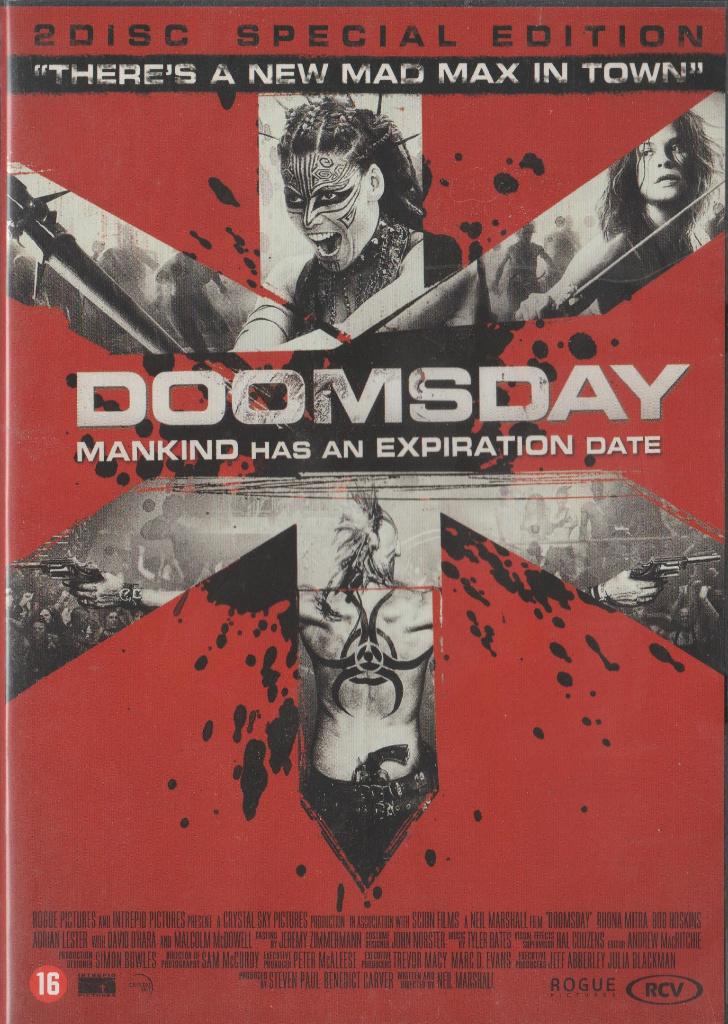 42) Doomsday (2 disc): met Rhona Mitra en Bob Hoskins, Vanaf 16 jaar, Ophalen of Verzenden, Gebruikt, Actie