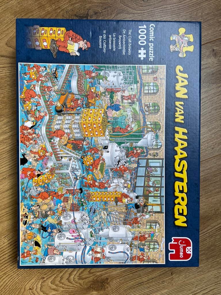 Jan van Haasteren De Ambachtelijke Brouwerij 1000 stukjes, Ophalen, 500 t/m 1500 stukjes, Gebruikt, Legpuzzel