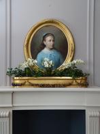 Prachtige pastel in vergulde lijst, Ophalen