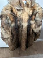 Bontjas vintage, Kleding | Dames, Jassen | Winter, Ophalen of Verzenden, Gedragen, Maat 38/40 (M), Bruin