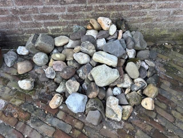 vijverstenen / Maasstenen, Tuin en Terras, Grind, Keien en Split, Ophalen