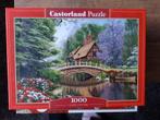 Castorland Legpuzzel 1000 stukjes - River Cottage, Ophalen of Verzenden, 500 t/m 1500 stukjes, Gebruikt, Legpuzzel