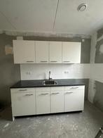 Bruynzeel Keuken (gloednieuw) - Wit met Zwart Blad, Gebruikt, Wit, Enkelwandige keuken, Ophalen of Verzenden