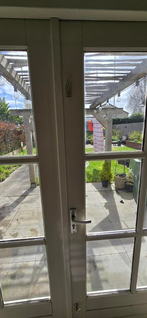 Hardhouten deuren, Ophalen, Gebruikt, Buitendeur, 200 tot 215 cm