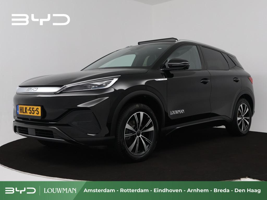 BYD ATTO 3 Comfort 60 kWh | 2025 model | Origineel NL | BTW, Auto's, BYD, 12 maanden, Adaptive Cruise Control, Zwart, 204 pk