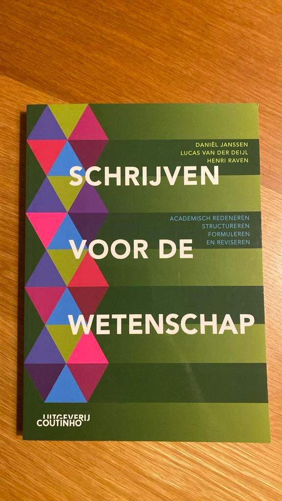Schrijven voor de Wetenschap - Studieboek, Boeken, Studieboeken en Cursussen, Ophalen of Verzenden, Alpha, Zo goed als nieuw, WO