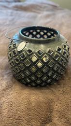 Riverdale groot windlicht ( grijs) nieuwstaat, Overige materialen, Ophalen of Verzenden, Zo goed als nieuw, Grijs