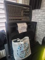 Samson Geluidsinstallatie - Mixer XM910 & Resound RS12 Speak, Ophalen of Verzenden, Gebruikt, 5 tot 10 kanalen, Microfooningang