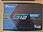 Voeding Seasonic G12 GM 650W 80 Plus Gold watt modulair, Computers en Software, Ophalen, Zo goed als nieuw