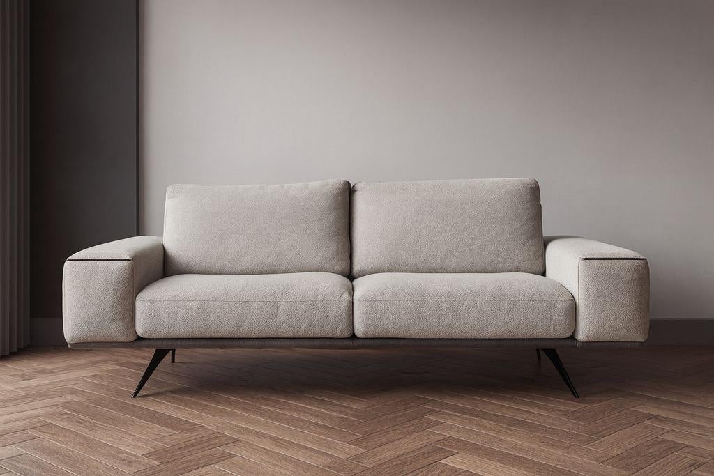 Zgan Enzo Luca Corsa 2,5 zitsbank UITVERKOOP van €3581,-, Huis en Inrichting, Ophalen, 75 tot 100 cm, Zo goed als nieuw, Rechte bank