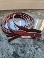 Western splitreins show, Tailleriem, Ophalen of Verzenden, Zo goed als nieuw, Bruin