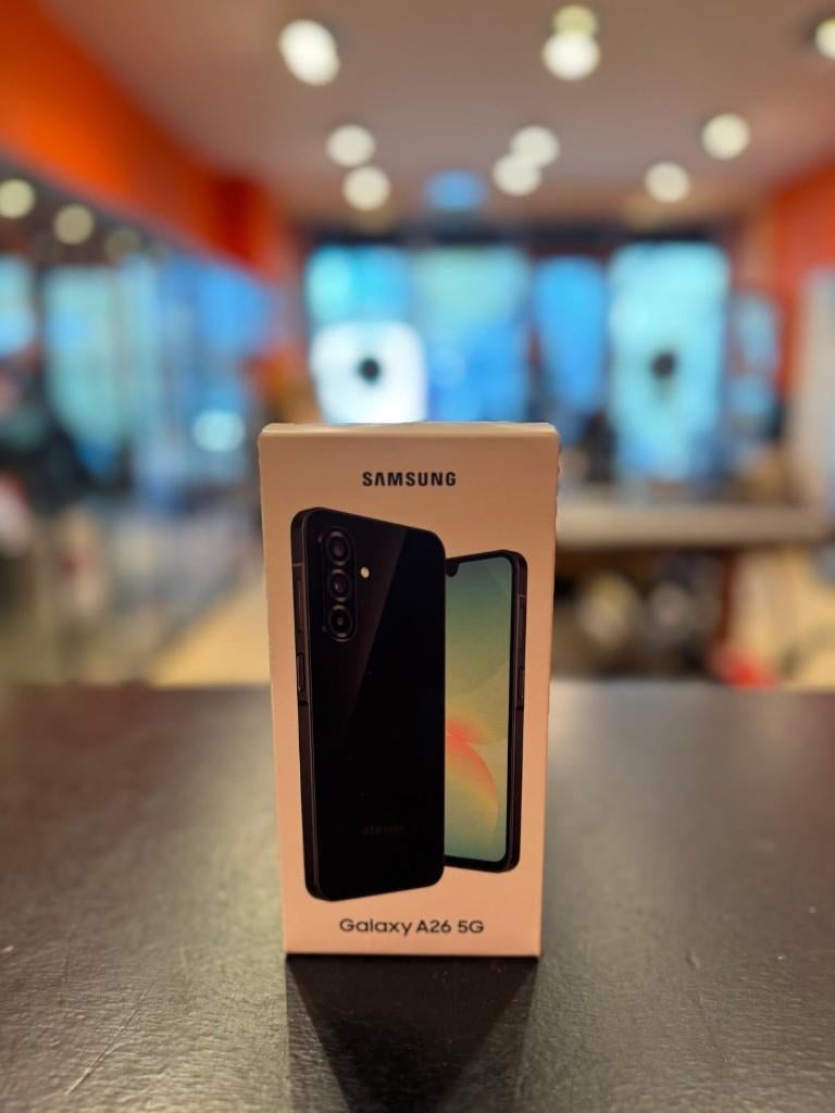 Samsung Galaxy A26 | Nieuw In Doos (sealed) | Zwart | 128gb, Zwart, Touchscreen, Nieuw, Ophalen of Verzenden